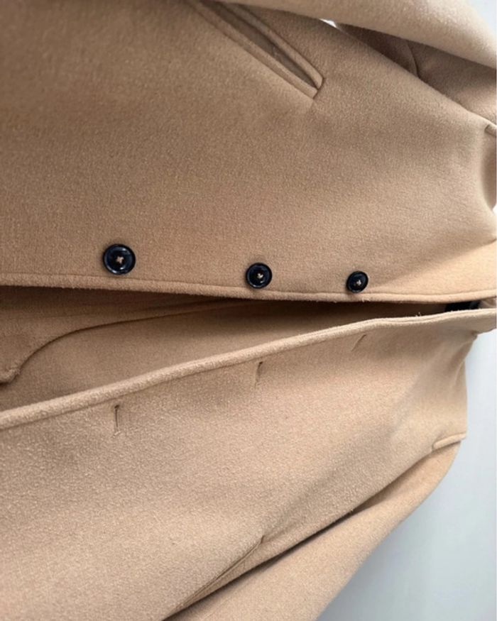 🧥Manteau long class Sisley homme camel - taille 42 - bon état - photo numéro 14