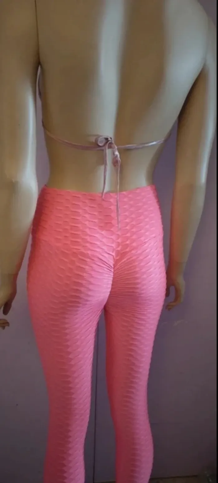 Legging rose flashy femme - photo numéro 3
