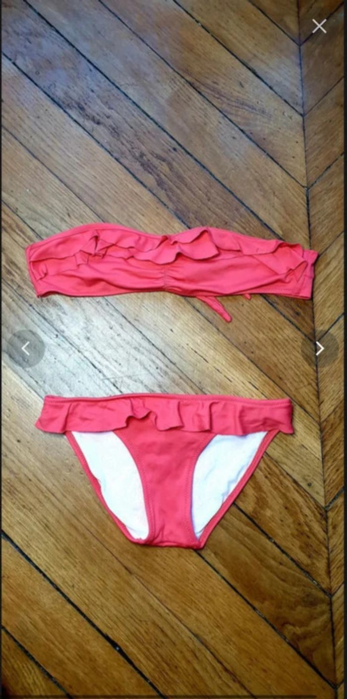 Maillot de bain rouge Taille 12 ans - photo numéro 2