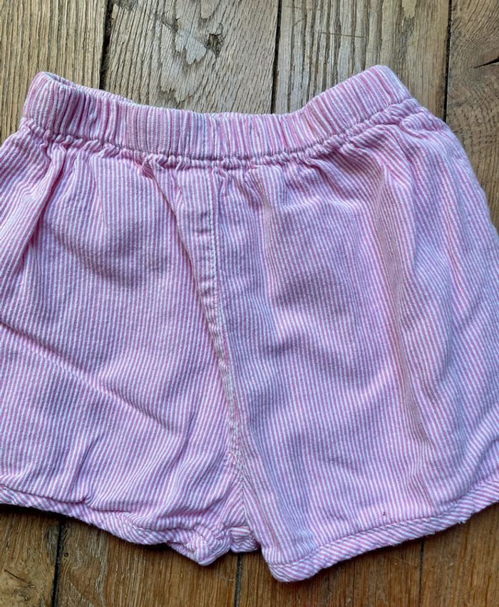 Lot 3 bloomers / shorts roses 12 mois Orchestra - photo numéro 3