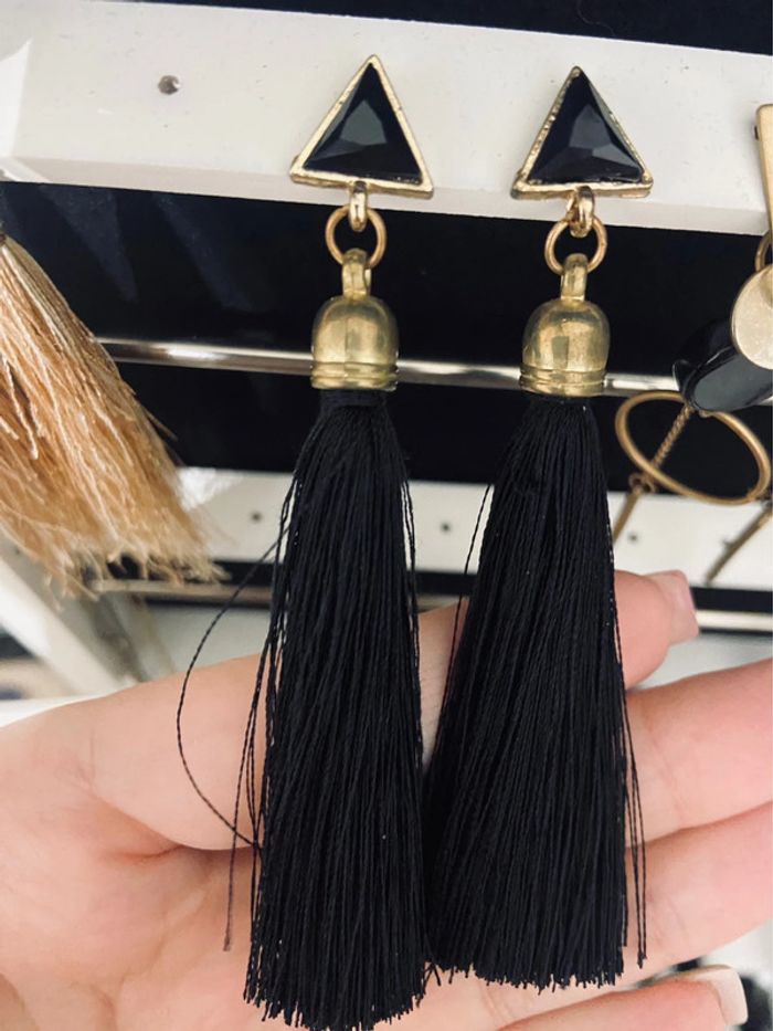 Boucles d’oreilles à froufrou