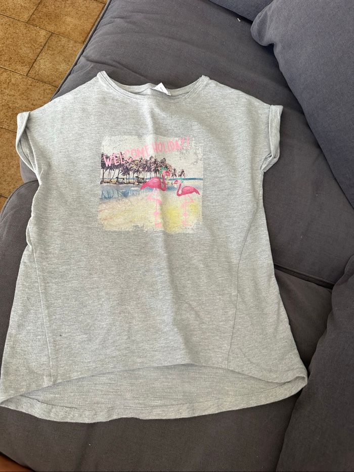Lot 1 t shirt manche longue et un sweat manche courte - photo numéro 2
