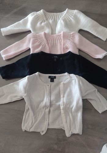 Gilets fille 0- 3 mois