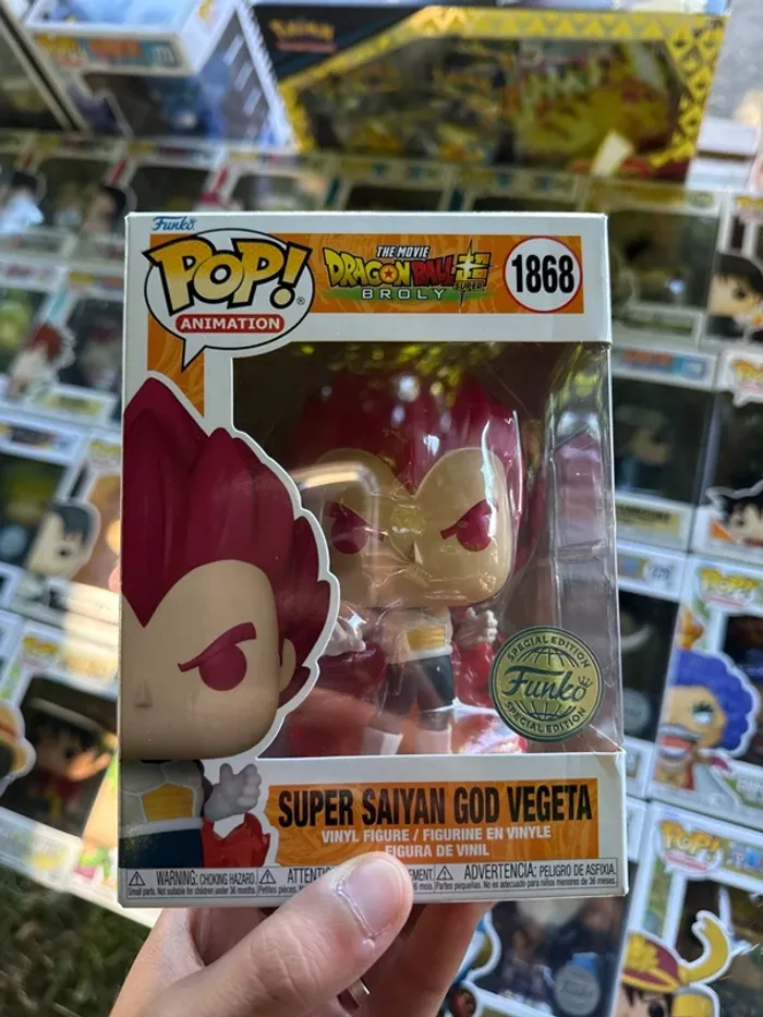 Funko Pop Super Saiyan God Vegeta - Dragon Ball Super Broly - photo numéro 2