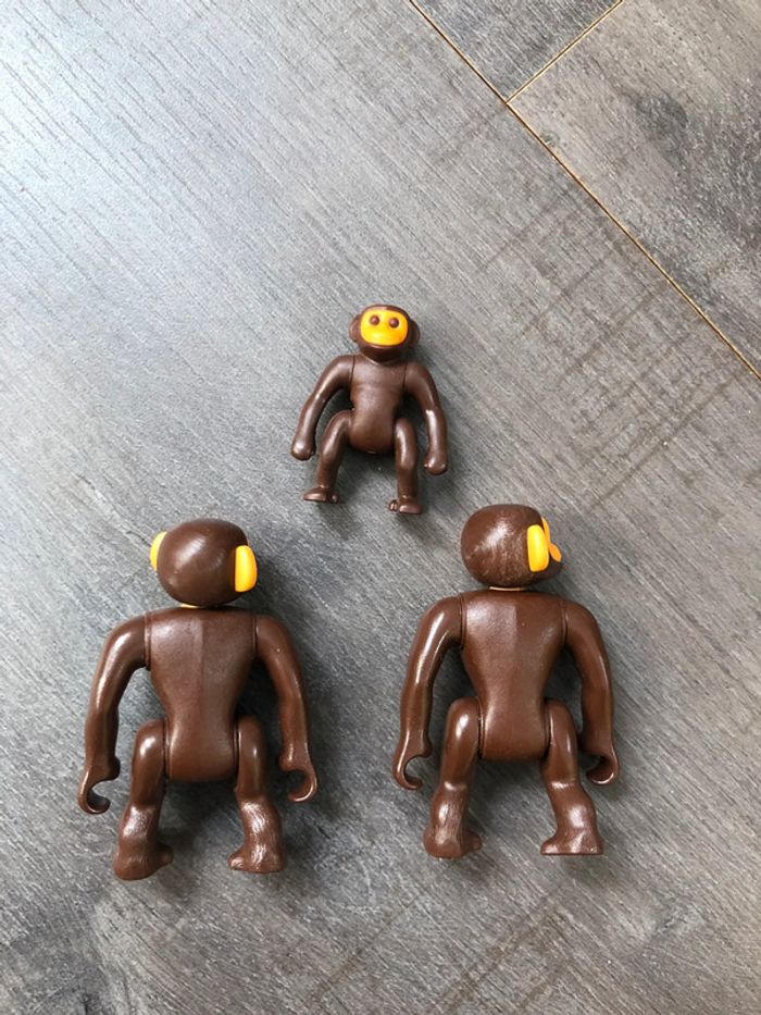 Lot de 3 singes playmobil - photo numéro 3