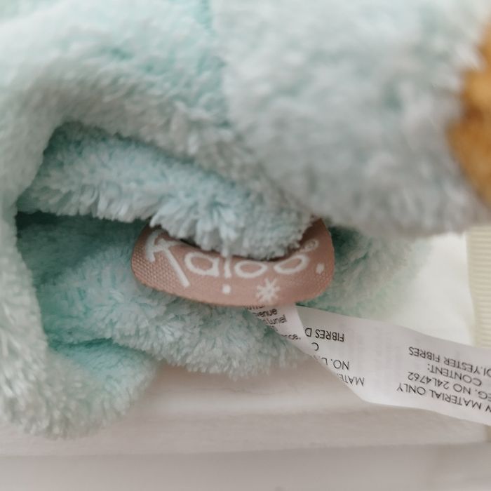 Kaloo plume mini patapouf ours: Aqua - photo numéro 3