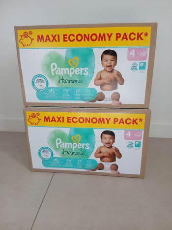Couches pampers harmonie taille 4