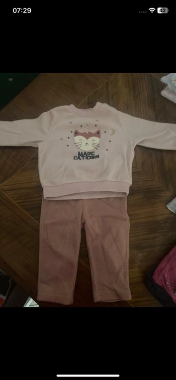 Lot pyjamas 12 mois hiver