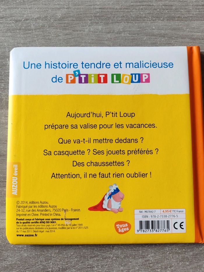 Livre petit loup part en vacances - photo numéro 2