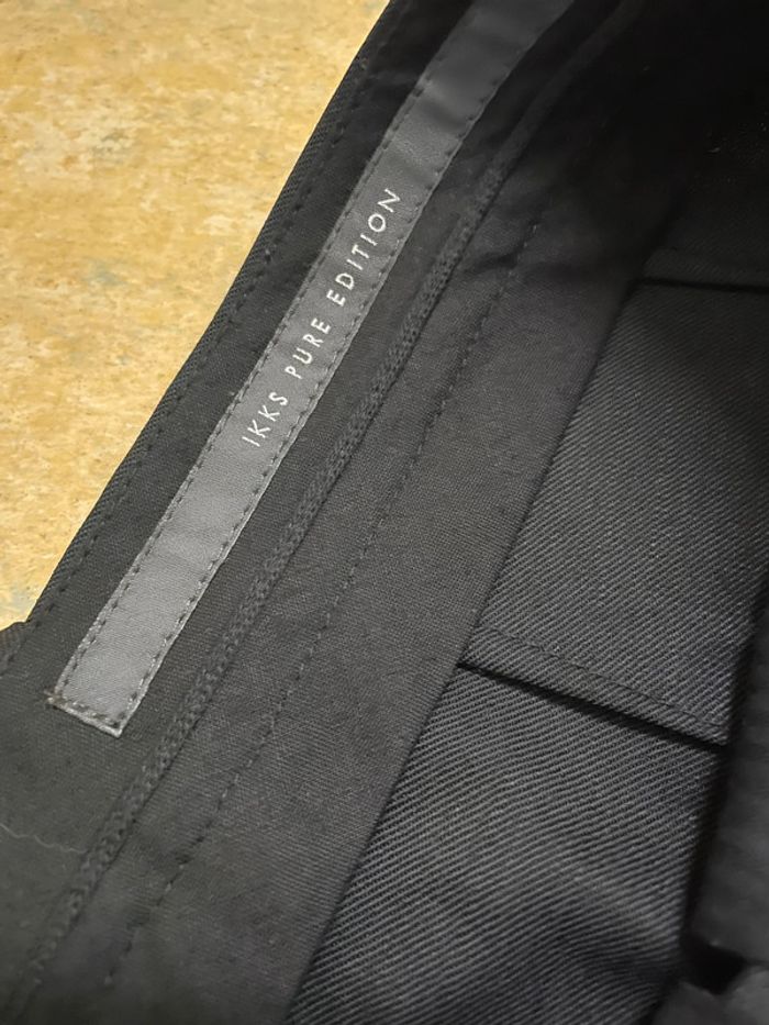 Pantalon de costume noir IKKS pour homme taille 30 très bon état - photo numéro 3