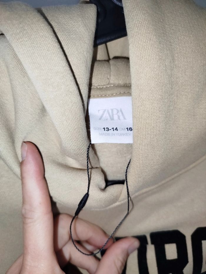 Sweat shirt Neuve Zara 13/14 ans 164 cm Neuf - photo numéro 9