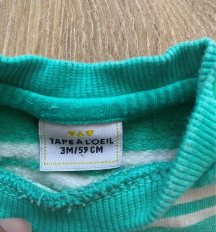 Lot de 3 Sweat bébé garçon 3 mois - photo numéro 3