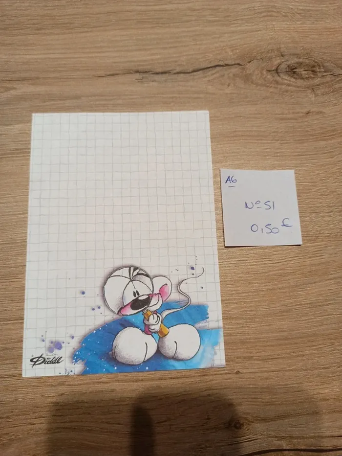 Feuille Diddl A6 51 0,50€