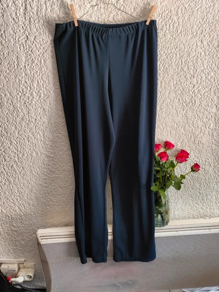 Pantalon à élastique bleu taille 40 - photo numéro 2