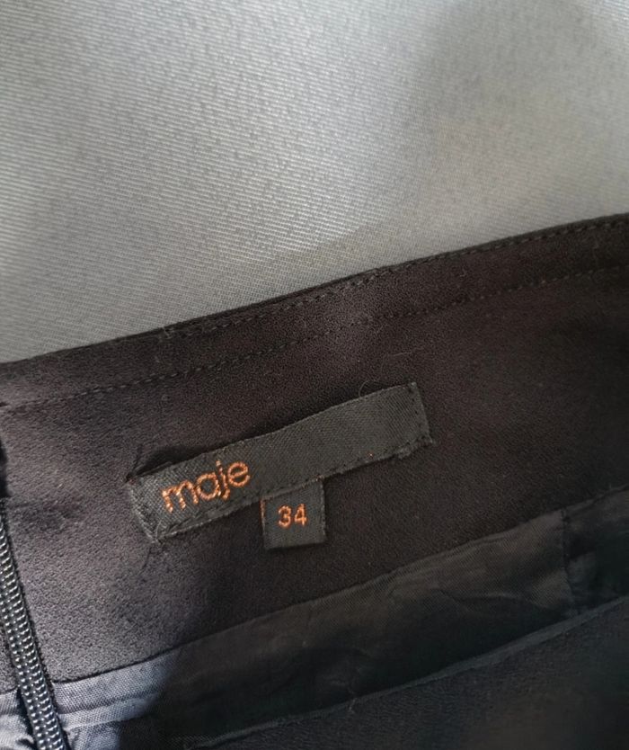 Jupe de tailleur noir Maje - photo numéro 6