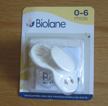 Sucette Biolane 0/6 mois