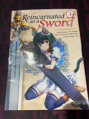 Manga ( Reincarnated as a sword ) tome 1