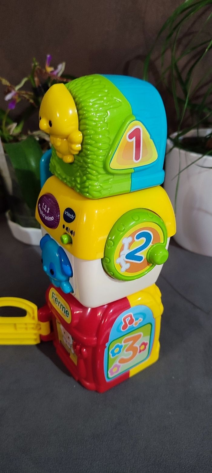 1,2,3 empilo animaux Vtech - photo numéro 2
