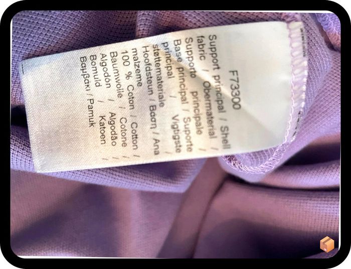 Polo Lacoste Homme manches longues – Coloris lila – Taille 3 M – Modèle L1312 - photo numéro 6