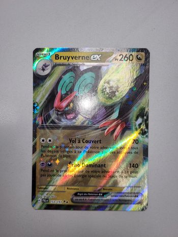 Vends carte pokemon bruyverne ex 153/193 évolution a paldea