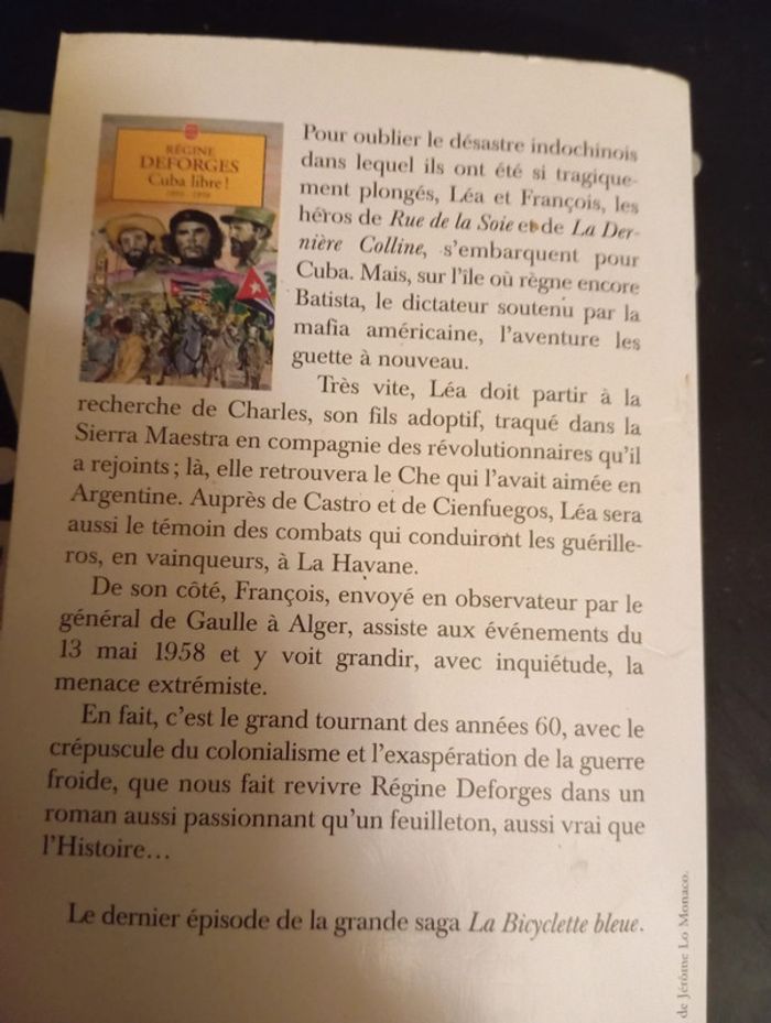 Livre de poche Cuba libre de Régine Deforges - photo numéro 2