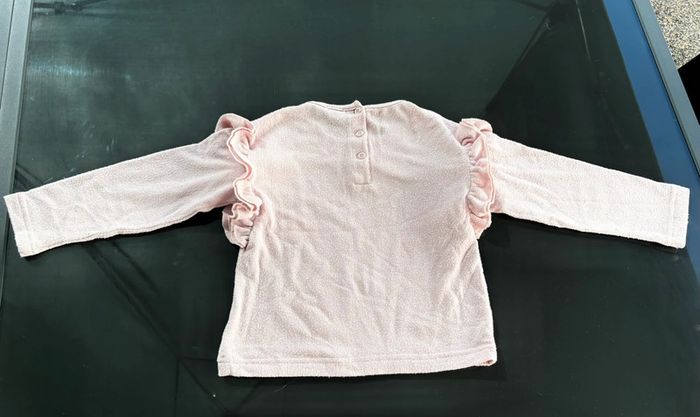 T-shirt manches longues à volants / Taille 24 mois - photo numéro 2