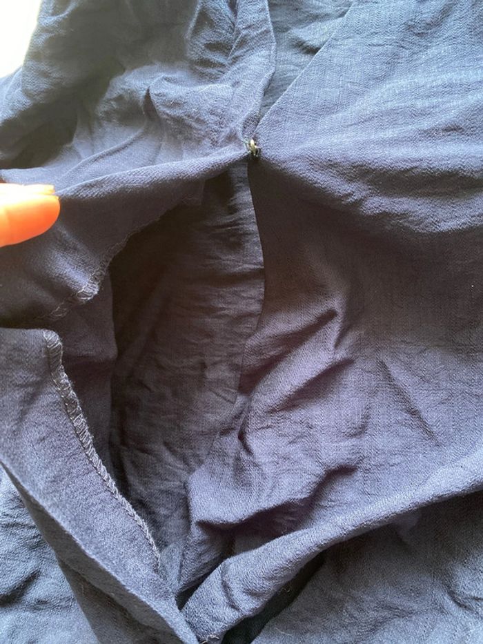 Blouse naf naf bleue taille S - photo numéro 3