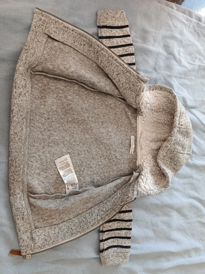 Gilet gris 12mois Gémo - photo numéro 9