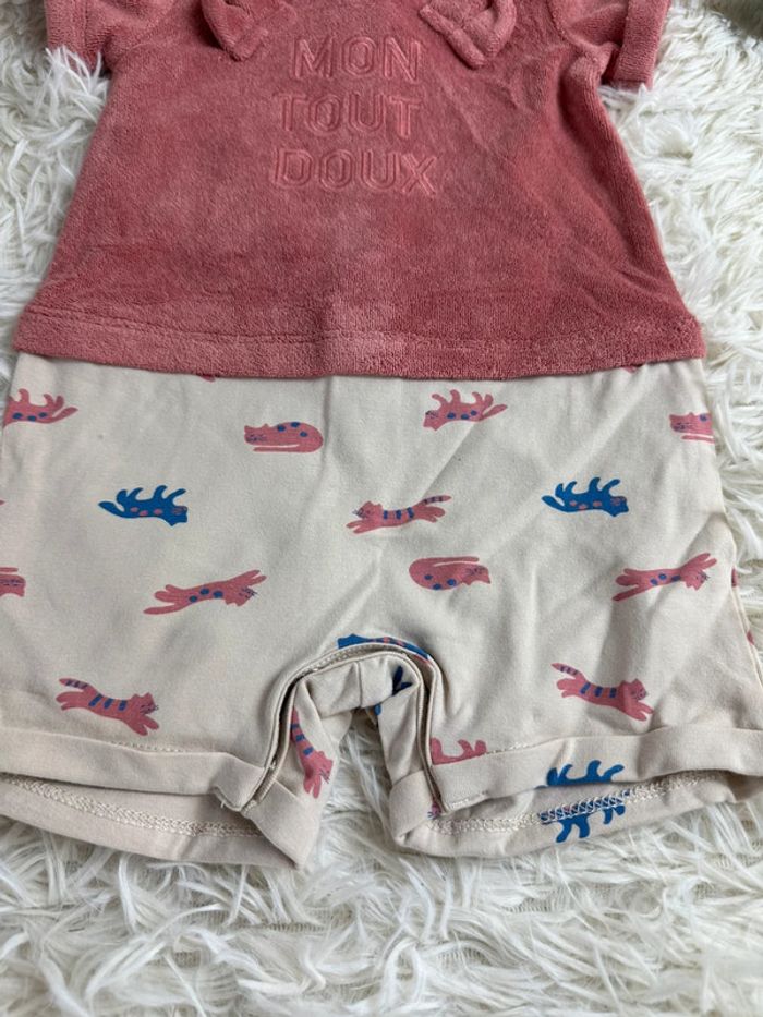 Barboteuse / Combishort Marese taille 6 mois - photo numéro 2