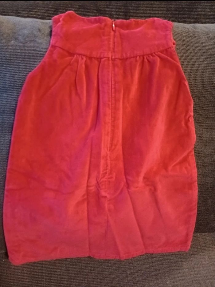 Robe rouge, 3 ans, 36 mois. DPAM. - photo numéro 3