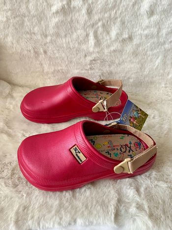 Sandales, sabots roses framboises 35/36