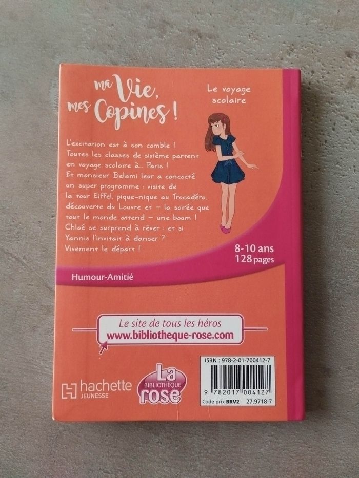 Livre Ma vie mes copines : le voyage scolaire - photo numéro 3