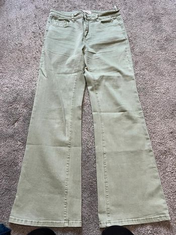 Jeans vert d’eau