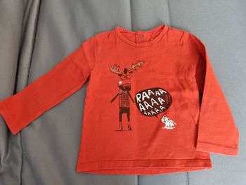 T-shirt manche longue catimini 2 ans