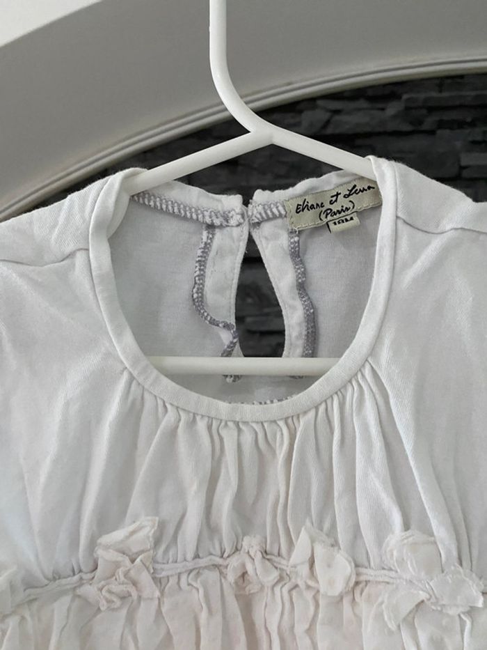 🌸 Robe sans manche blanche Eliane et Léna - légère et bohème 18 mois 🌸 - photo numéro 3