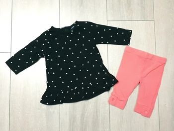 Ensemble 2 pièces. Fille 3 mois. Marque Vertbaudet/ Kiabi