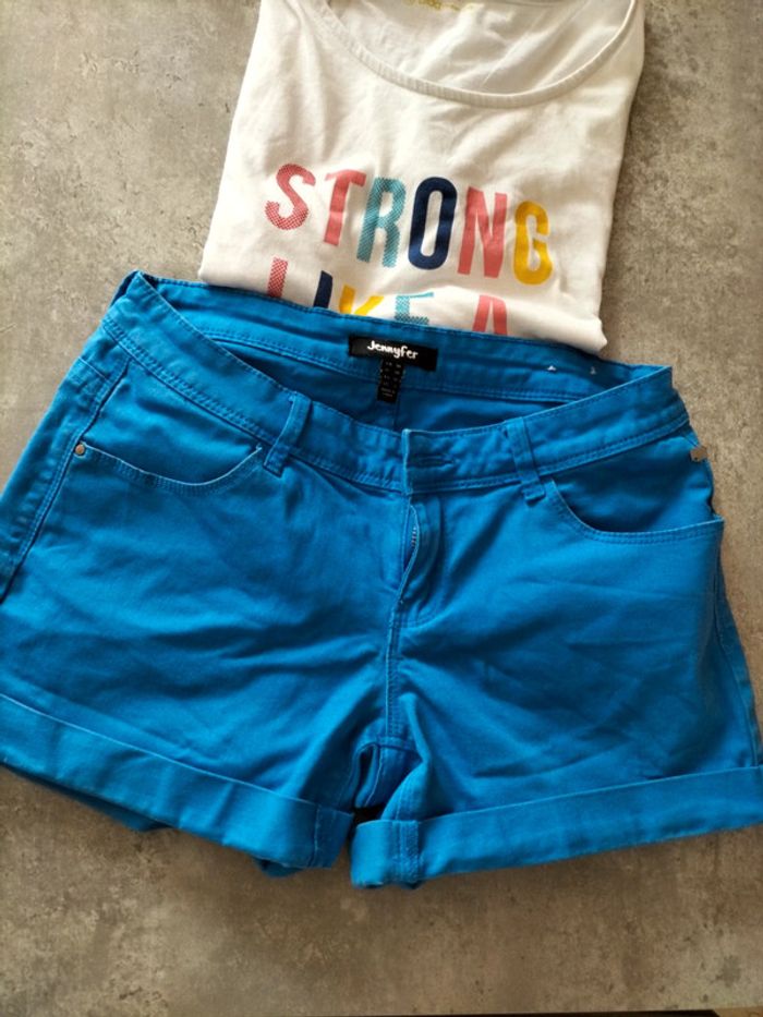 Short bleu Jennyfer Taille XS