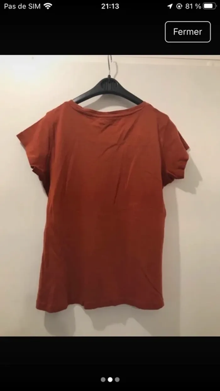 Haut T-shirt influx manches courtes korail taille 40 - photo numéro 2