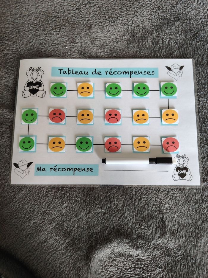 Tableau récompense pour enfants - photo numéro 3