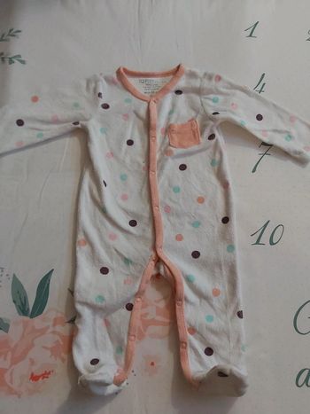 Pyjama velours bébé fille