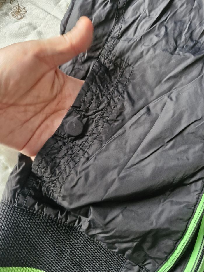 Superbe veste coupe-vent deco zip fluo - photo numéro 8