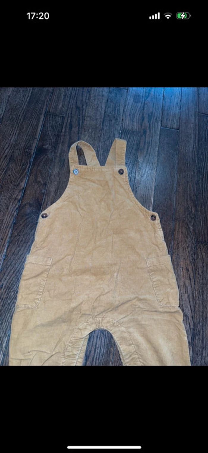 Salopette velour Bout’chou 12 mois - photo numéro 2