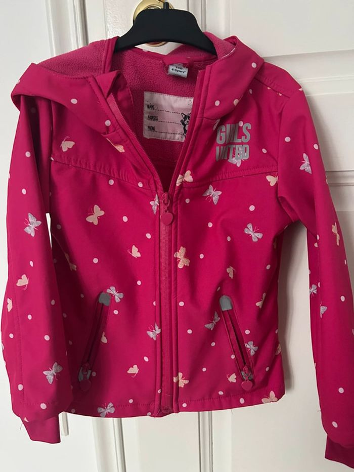 Trench imperméable fille 4 5 ans papillon