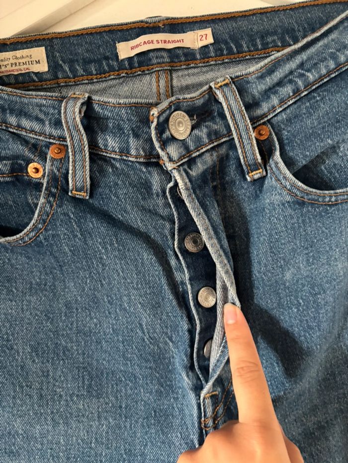 Jean Levis Ribcage Straight Ankle w27 - photo numéro 3