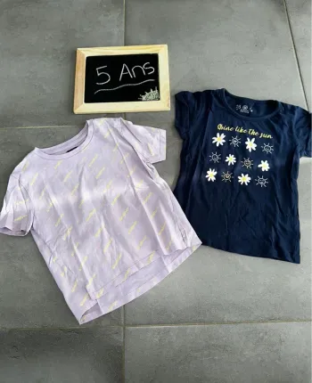 T-shirt fille 5 ans
