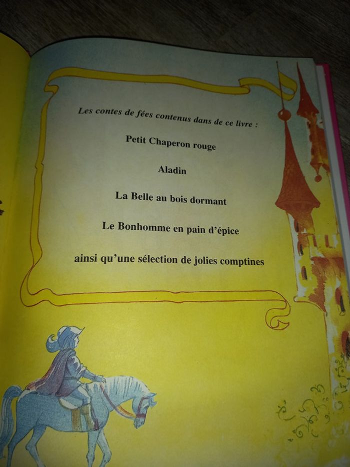 livre chanson et contes de fée - photo numéro 2