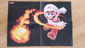 Grand Poster Super Mario Bros Metroid Nintendo WII vintage We Move Samus Aran