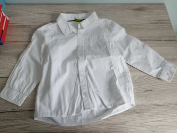 Chemise manches longues garçon 24 mois