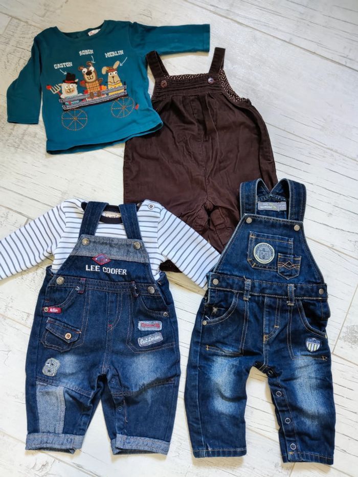 Lot vêtements bébé garçon taille 6 mois saison hiver en très bon état - photo numéro 2