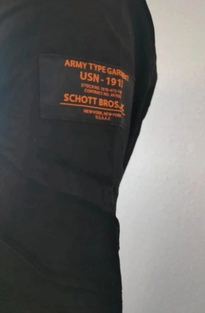 Chemisette sholiver marque Schott taille S couleur noir neuve avec étiquette - photo numéro 2